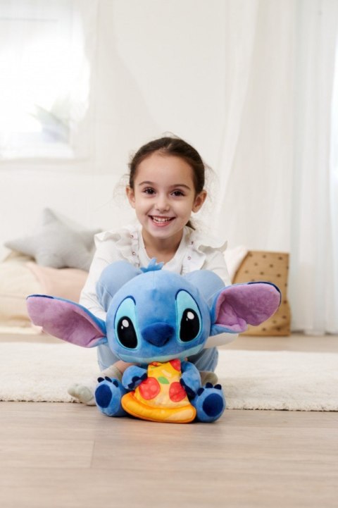Maskotka Disney Stitch z pizzą 25 cm oryginalna Simba