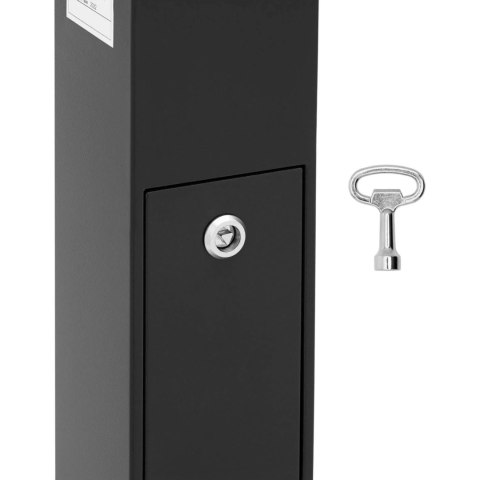 Popielnica popielniczka wolnostojąca zamykana z żelaza 3.5 l - ciemnoszara Ulsonix