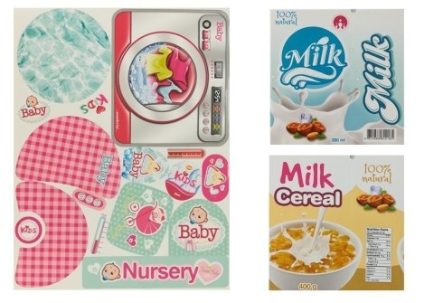 Zestaw Do Opieki Niemowlaka Stolik Akcesoria Pralka LEAN Toys