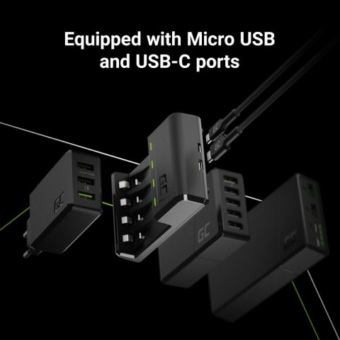 Ładowarka VitalCharger + 4x akumulatory AAA 800mAh Green Cell