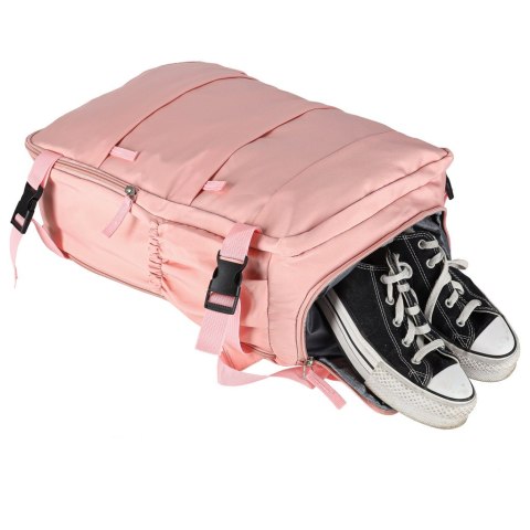 Plecak turystyczny kabinowy podróżny bagaż podręczny różowy 45x30 cm Kik Sp. z o. o. Sp. k.