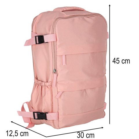 Plecak turystyczny kabinowy podróżny bagaż podręczny różowy 45x30 cm Kik Sp. z o. o. Sp. k.