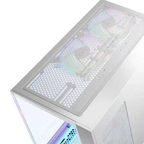 Obudowa komputerowa Volcano Panorama APEX ARGB 7F MIDI biała MODECOM