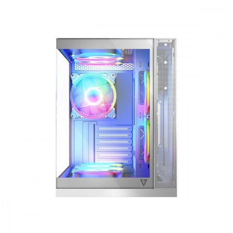 Obudowa komputerowa Volcano Panorama APEX ARGB 7F MIDI biała MODECOM