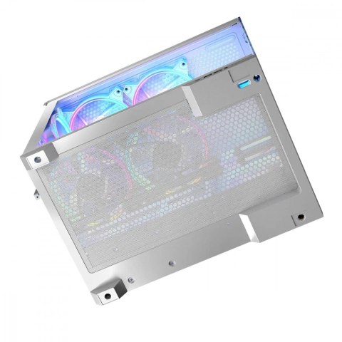 Obudowa komputerowa Volcano Panorama APEX ARGB 7F MIDI biała MODECOM