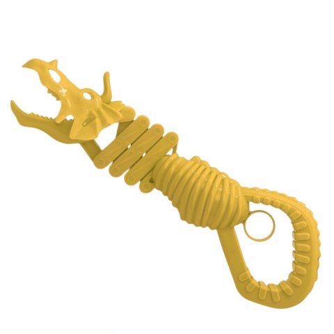 Gryzący Szkielet Dinozaur Chwytak Pistolet Brązowy LEAN TOYS