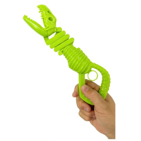 Gryzący Szkielet Dinozaur Chwytak Pistolet Zielony LEAN TOYS