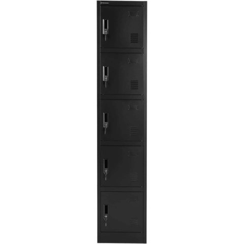 Szafa skrytkowa metalowa socjalna zamykana na klucz - 5 skrytek FROMMSTARCK