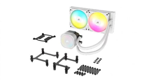 Chłodzenie CPU NAUTILUS 240 ARGB 240 mm białe Corsair