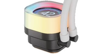 Chłodzenie CPU iCUE LINK TITAN 240 RX LCD AIO 240mm białe Corsair