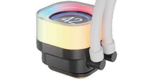Chłodzenie CPU iCUE LINK TITAN 240 RX LCD AIO 240mm białe Corsair