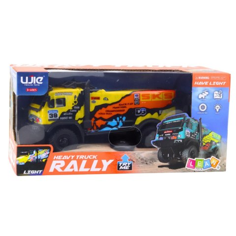 Samochód Ciężarowy Zdalnie Sterowany RC Pilot Dźwięki Żółty LEAN Toys