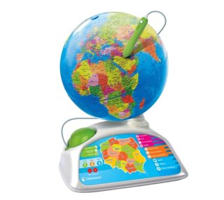 Interaktywny Edukacyjny Globus Eduglobus Uczę się Bawiąc Język Polski Clementoni 50847 Clementoni