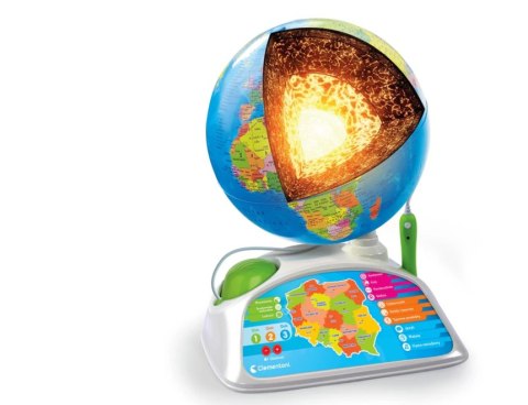 Interaktywny Edukacyjny Globus Eduglobus Uczę się Bawiąc Język Polski Clementoni 50847 Clementoni