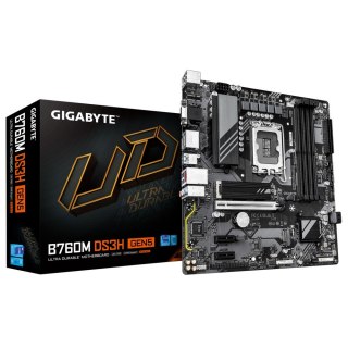 Płyta główna B760M DS3H s1700 GEN5 4DDR5 HDMI/DP/DSUB mATX Gigabyte