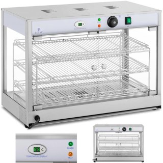 Witryna grzewcza podgrzewana do prezentacji żywności 3 półki 25-85C 1200W Royal Catering