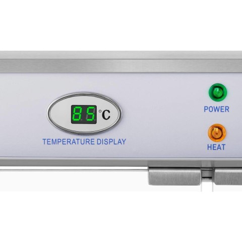 Witryna grzewcza podgrzewana do prezentacji żywności 3 półki 25-85C 1200W Royal Catering