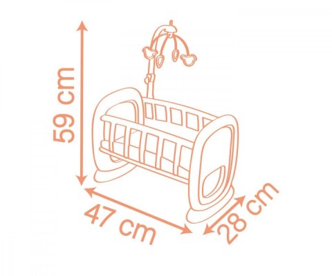 Kołyska z karuzelką Baby Nurse Smoby