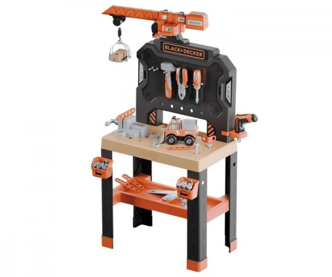 Warsztat z dźwigiem Black+Decker Bricolo Builder Smoby