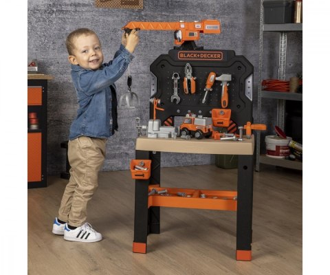 Warsztat z dźwigiem Black+Decker Bricolo Builder Smoby