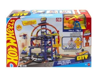 Zestaw City Mega Garaż Gigapętla Tor wyścigowy Hot Wheels