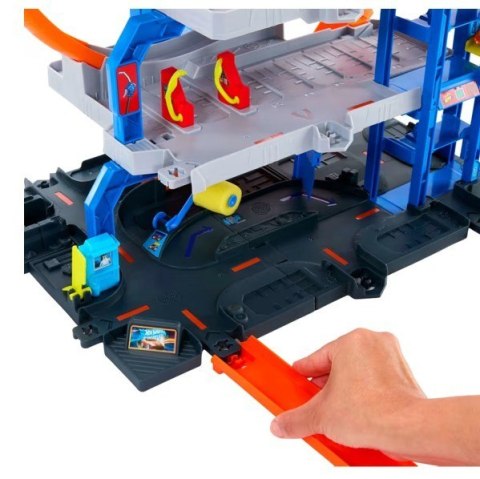 Zestaw City Mega Garaż Gigapętla Tor wyścigowy Hot Wheels