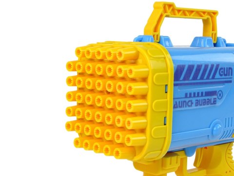 Pistolet Do Baniek Mydlanych Maszynka Bazooka 45 Otworów LEAN Toys