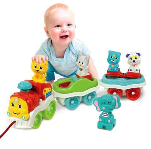 Interaktywny Pociąg Ze Zwierzątkami 3w1 Język Polski Clementoni 50802 Clementoni