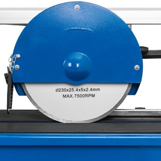 Piła przecinarka do glazury chłodzona wodą 0-45 stopni 2950 obr./min 1500 W MSW
