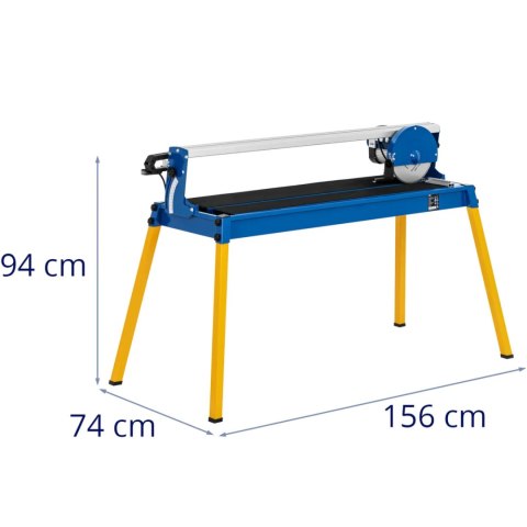 Piła przecinarka do glazury chłodzona wodą 0-45 stopni 2950 obr./min 1500 W MSW