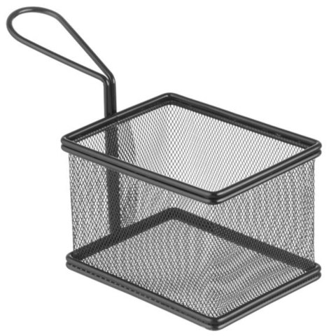 Koszyk do podawania smażonych przekąsek miniaturowy z uchwytem 125x100x85 mm - Hendi 425626 Hendi