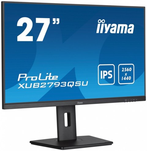 Monitor 27 cali XUB2793QSU-B7 IPS, QHD, HAS(150mm), 100Hz, 300cd IIYAMA