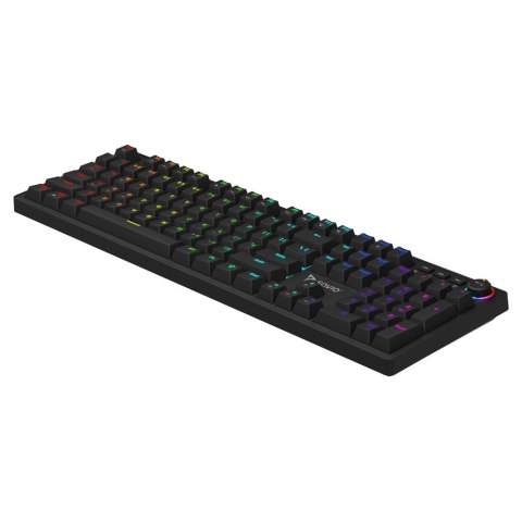 Klawiatura mechaniczna STYX Outemu Peach Silent Hot Swap RGB Savio