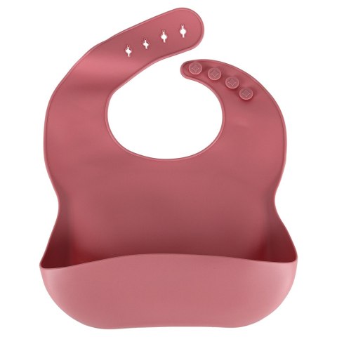 Naczynia silikonowe dla dzieci niemowląt krab zestaw 9 elementów ciemny róż Kik Sp. z o. o. Sp. k.