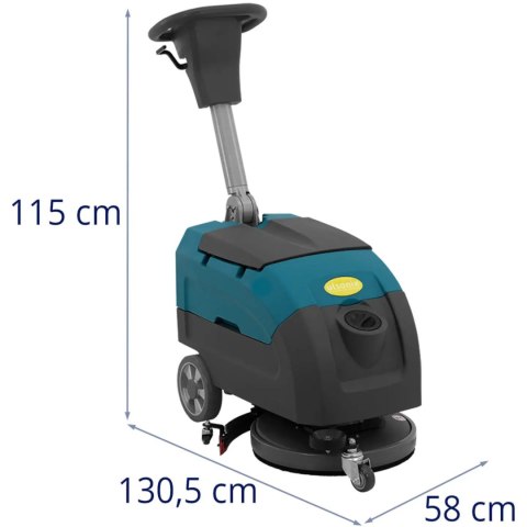 Szorowarka akumulatorowa do czyszczenia podłóg 40 cm 25 l 160 obr./min Ulsonix