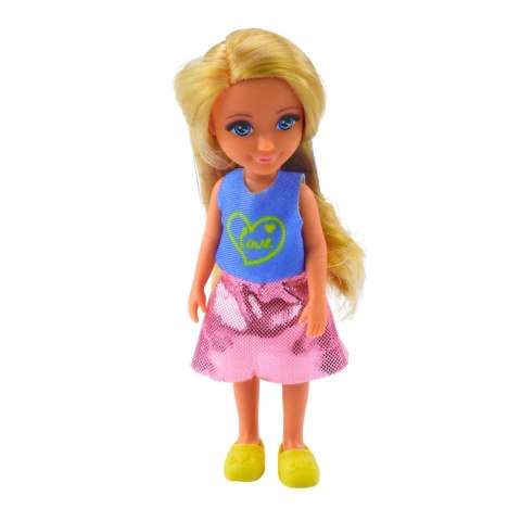 Zestaw Urodzinowy Lalka Zwierzęta Pies Kot Stół Akcesoria LEAN Toys