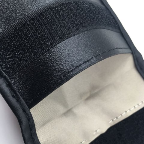 Etui antykradzieżowe na klucze samochodowe klatka Faradaya 14x10cm czarny HURTEL