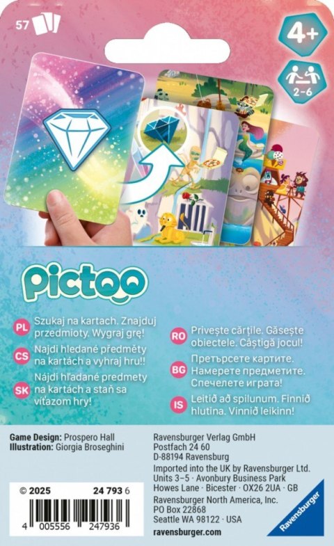 Gra karciana Pictoo Fantasy Ravensburger Polska