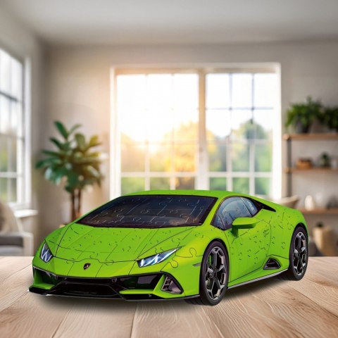 Puzzle 3D 158 elementów Samochód Lamborghini Huracan EVO Verde Ravensburger Polska
