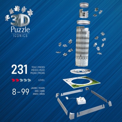 Puzzle 3D Krzywa Wieża w Pizie Ravensburger Polska