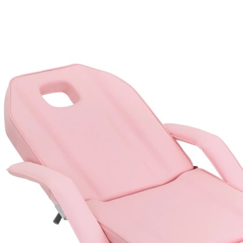 Fotel kosmetyczny do tatuażu masażu spa CAPUA - różowy Physa