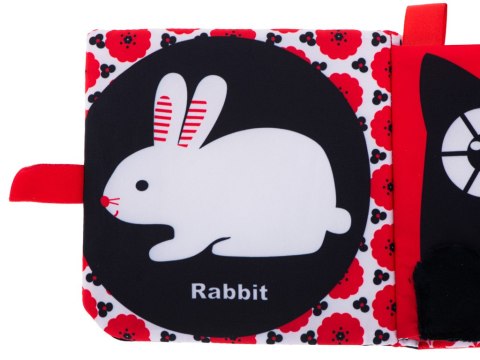 Książeczka sensoryczna gryzak metki kontrastowa las Kik Sp. z o. o. Sp. k.