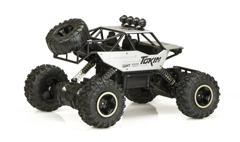 Samochód zdalnie sterowany na pilota RC Rock Crawler 1:12 4WD METAL srebrny Kik Sp. z o. o. Sp. k.