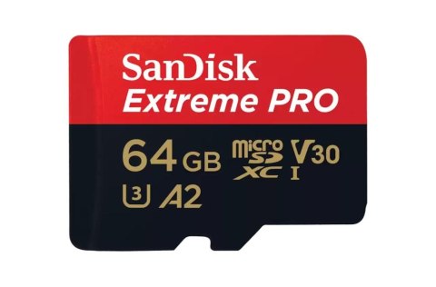 Karta Extreme Pro microSDXC 64GB 200/90 MB/s A2 V30 SanDisk