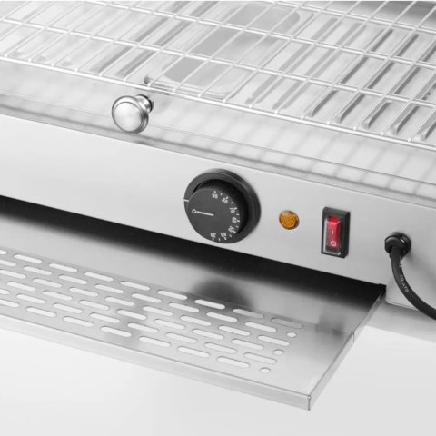 Witryna grzewcza do ekspozycji ciepłych potraw 1 x GN1/1 400W - Hendi 273982 Hendi