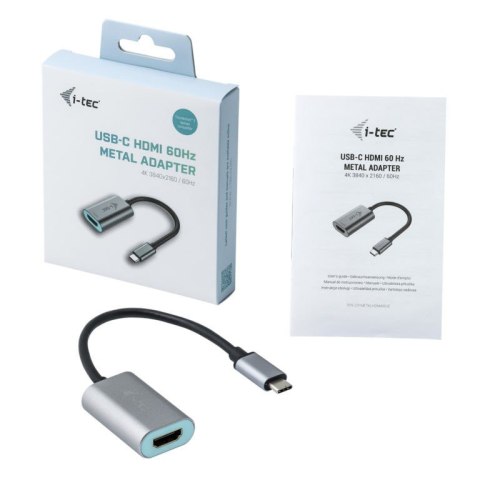 Adapter USB-C do HDMI, 4K Ultra HD 60Hz kompatybilny z Thunderbolt 3 I-tec