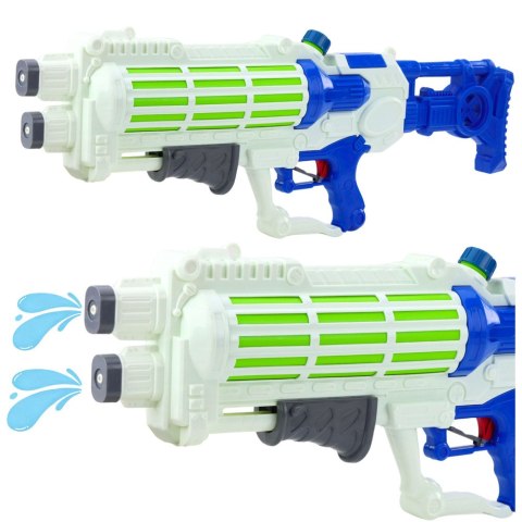 Duży Karabin Pistolet Na Wodę Podwójny Strumień 1250ml 74cm LEAN Toys