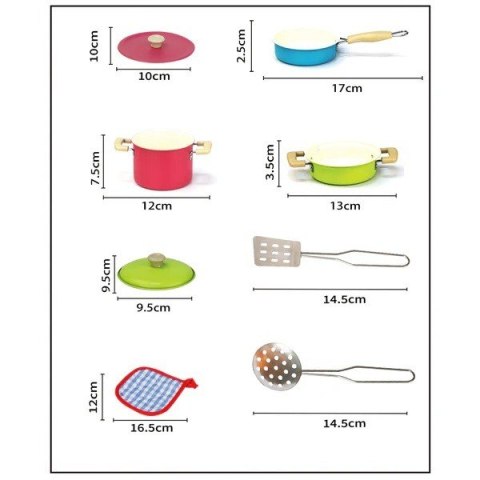 Zestaw garnków metalowych ASKATO