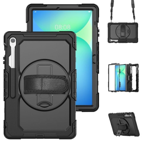 Etui pokrowiec na Samsung Galaxy Tab S10 FE+ Solid - czarne Tech-Protect