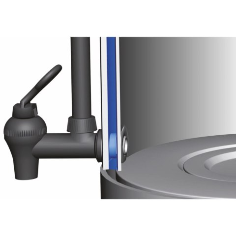 Warnik podgrzewacz do wody i grzańca podwójne ścianki 18 L. - Hendi 211502 Hendi